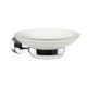 Theos Soap Holder with Frosted Glass Di