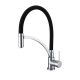 Bijiou Selune Sink Mixer With Black Silicone Hose