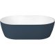 Nuvo Echo Oval Arctic Stone Counter Basin Navy 550x350x127mm