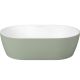 Nuvo Echo Oval Arctic Stone Counter Basin Musgo 550x350x127mm
