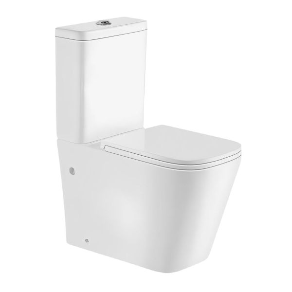 Evox Maia V2 Close Coupled Toilet Suite Square White | Tile Africa