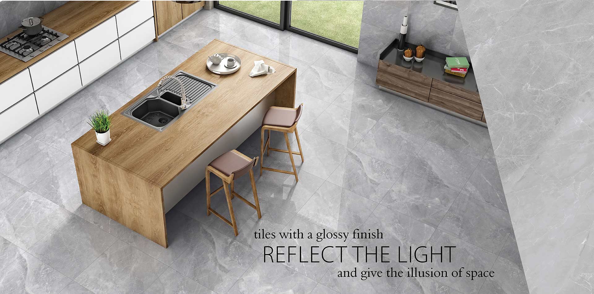 Fiorella Polished Porcelain Floor